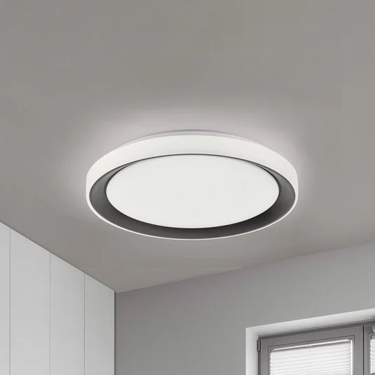 LOLA Smart Disc plafón LED negro/blanco, RGBW