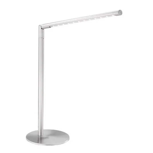 Lámpara de mesa LED Dawda, atenuable, acero