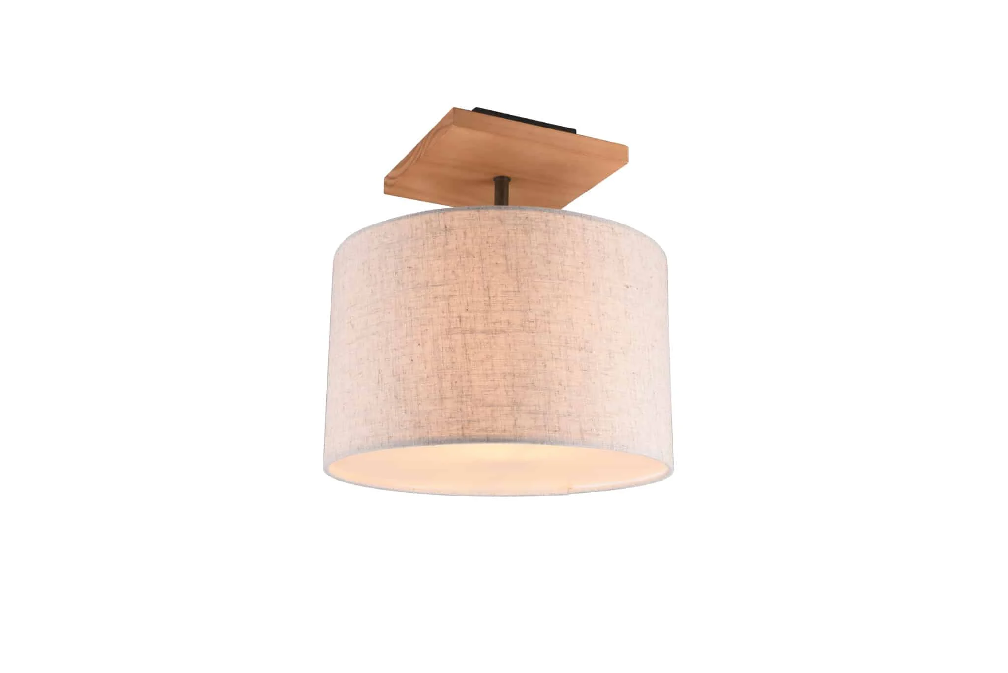 Plafón de techo Trio Elmau níquel antiguo Ø35cm 602100130