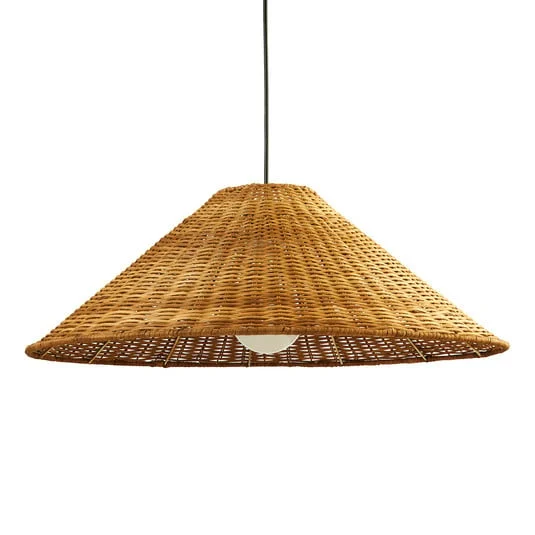 LEDS-C4 Caribe lámpara colgante de ratán, Ø 600 cm