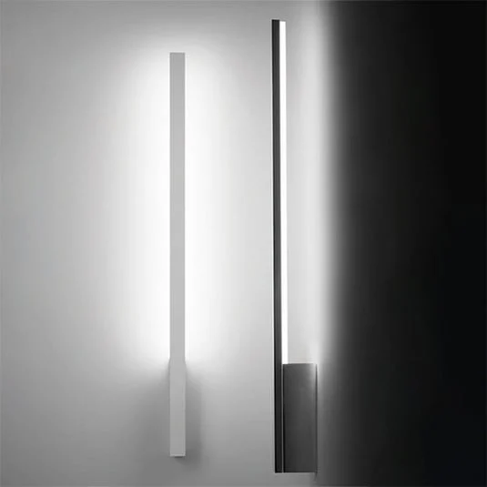 Xilema W1: aplique de pared LED minimalista, blanco
