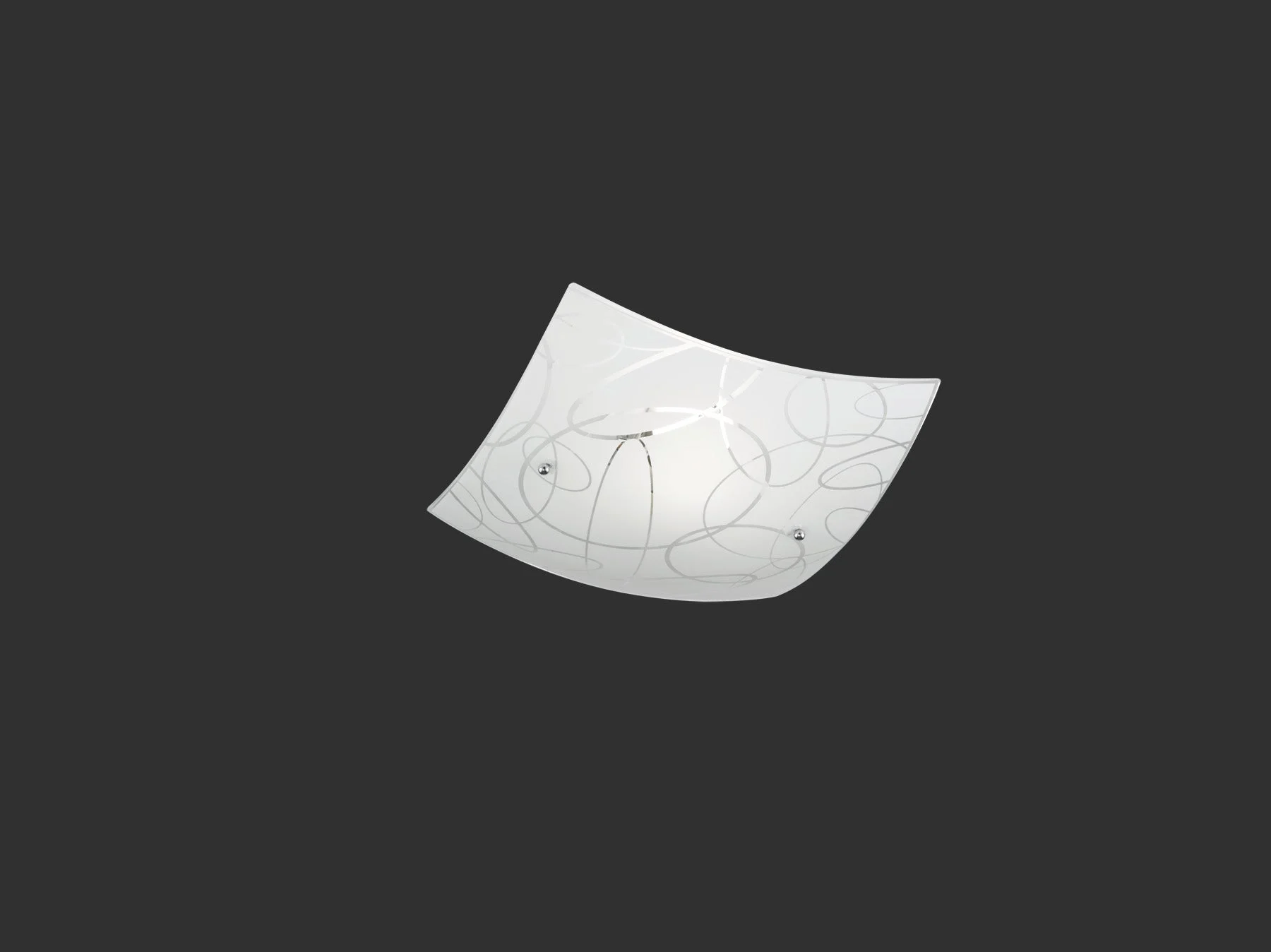 Plafón de techo Trio Spirelli blanco 30cm 604400101