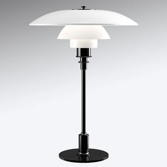 Louis Poulsen PH 3 1/2-2 1/2 lámpara de mesa negra