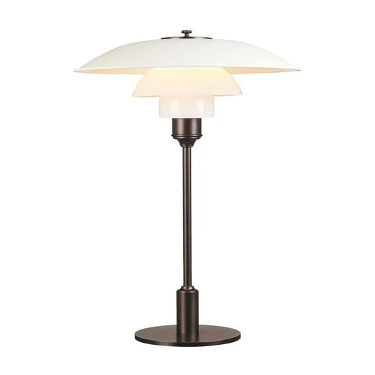 Louis Poulsen PH 3 1/2-2 1/2 Lámpara de mesa marrón/blanca