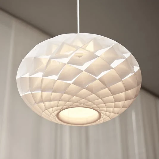 Louis Poulsen Patera Oval LED blanco Ø 50cm 3.000K