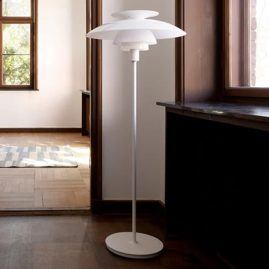 Louis Poulsen PH 80 lámpara pie atenuador blanco