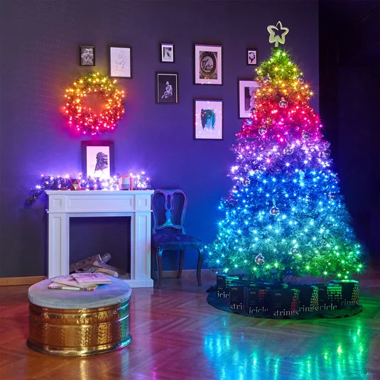 Twinkly Music Set guirnaldas de luces negro 600 RGB