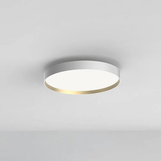 LOOM DESIGN Plafón LED Lucia, blanco/oro Ø 45 cm