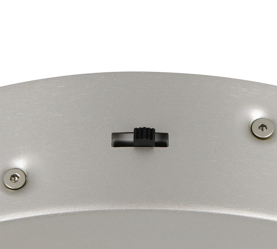 Plafón de techo Trio Amador LED níquel mate Ø45cm 6