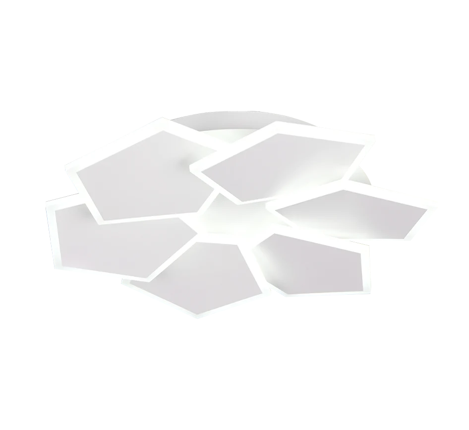 Plafón de techo Trio Zaya LED blanco mate CCT Ø50,5cm 6