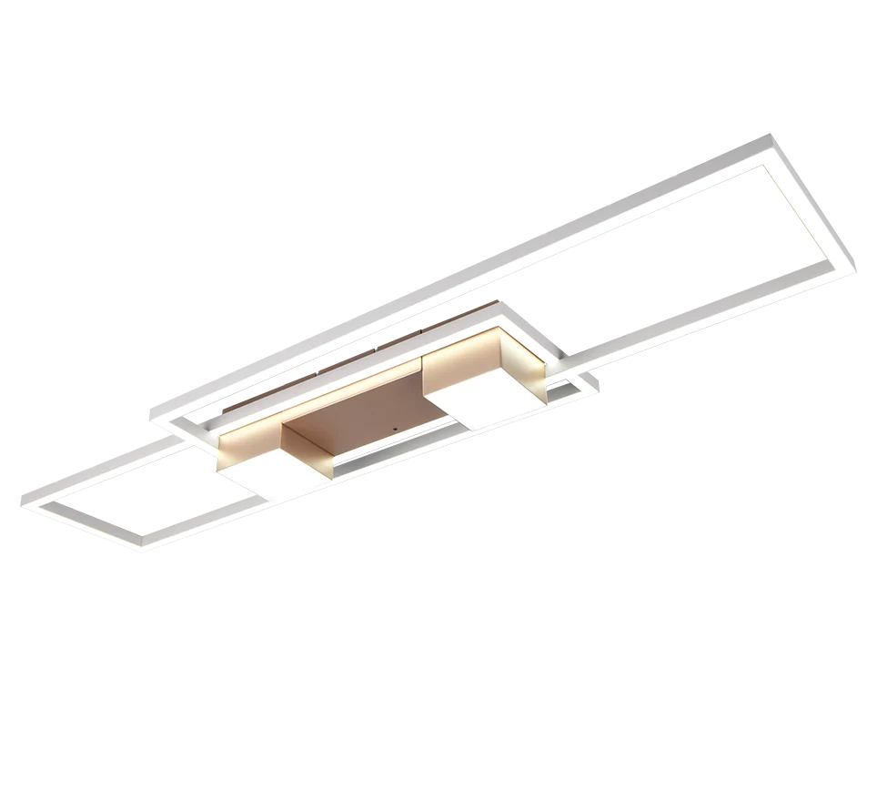 Plafón de techo Trio Albany grande LED marrón café CCT 100cm 6