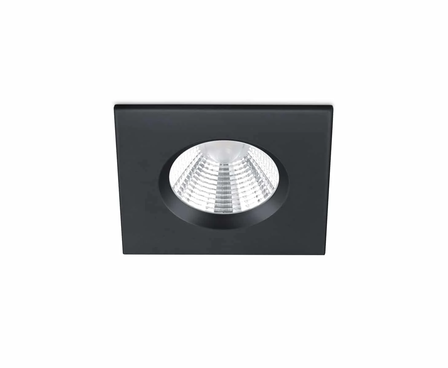 Downlight empotrable de exterior Trio Zagros LED negro mate 3000K regulable IP65 650610132