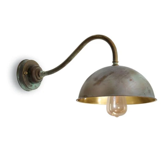 Aplique Circle de latón antiguo/pulido prof. 49cm