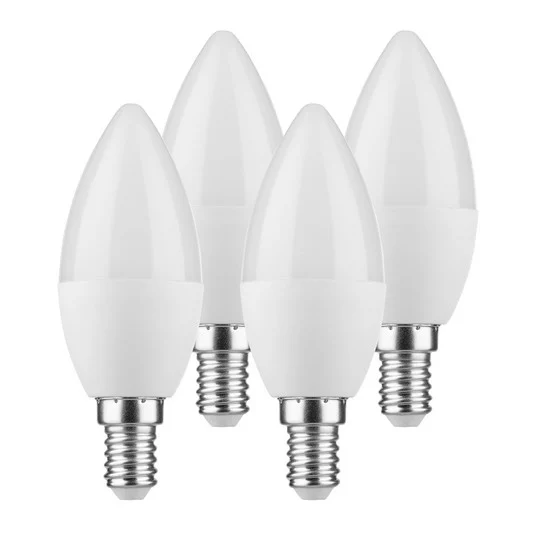 Vela LED E14 5,5W 2.700K Set 3+1 470lm mate