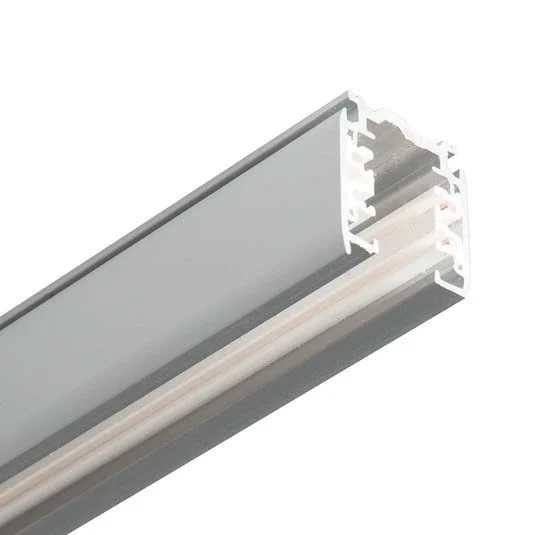 riel trifásico Noa de montaje en superficie 400 cm, gris