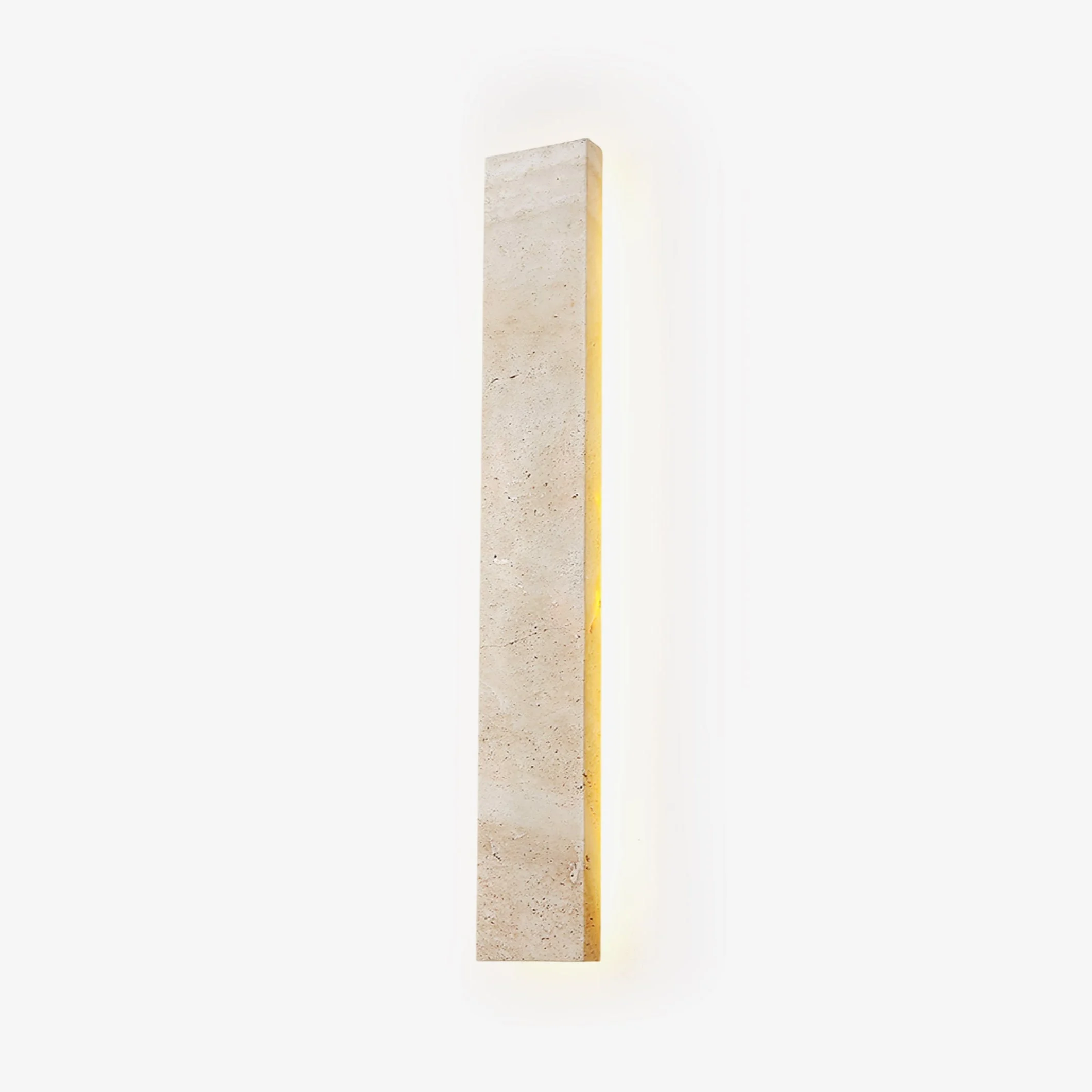 Olnorir Aplique de pared Rectángulo Delgado Travertino Moderno