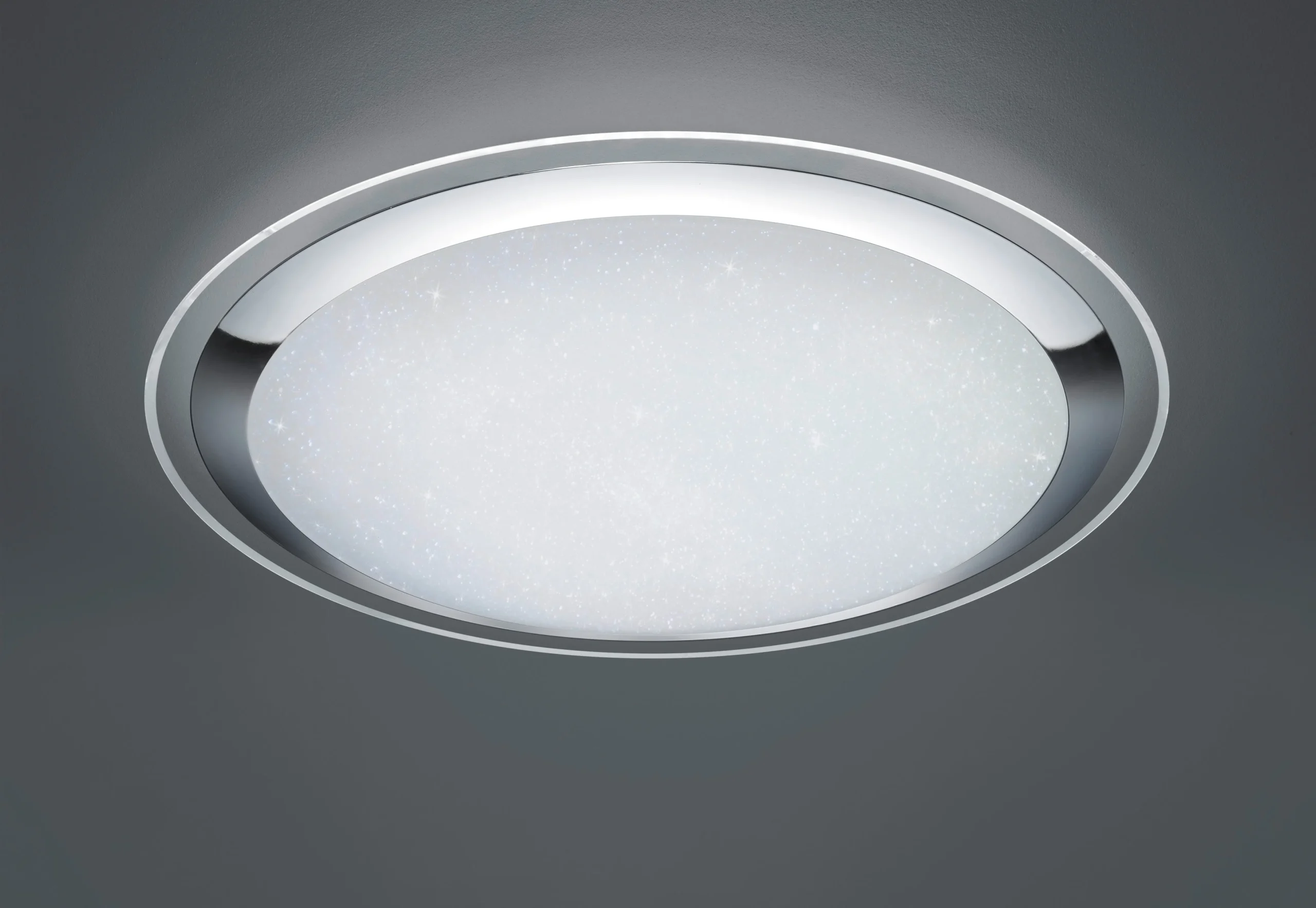 Plafón de techo Trio Miko grande LED blanco CCT Ø85cm 6