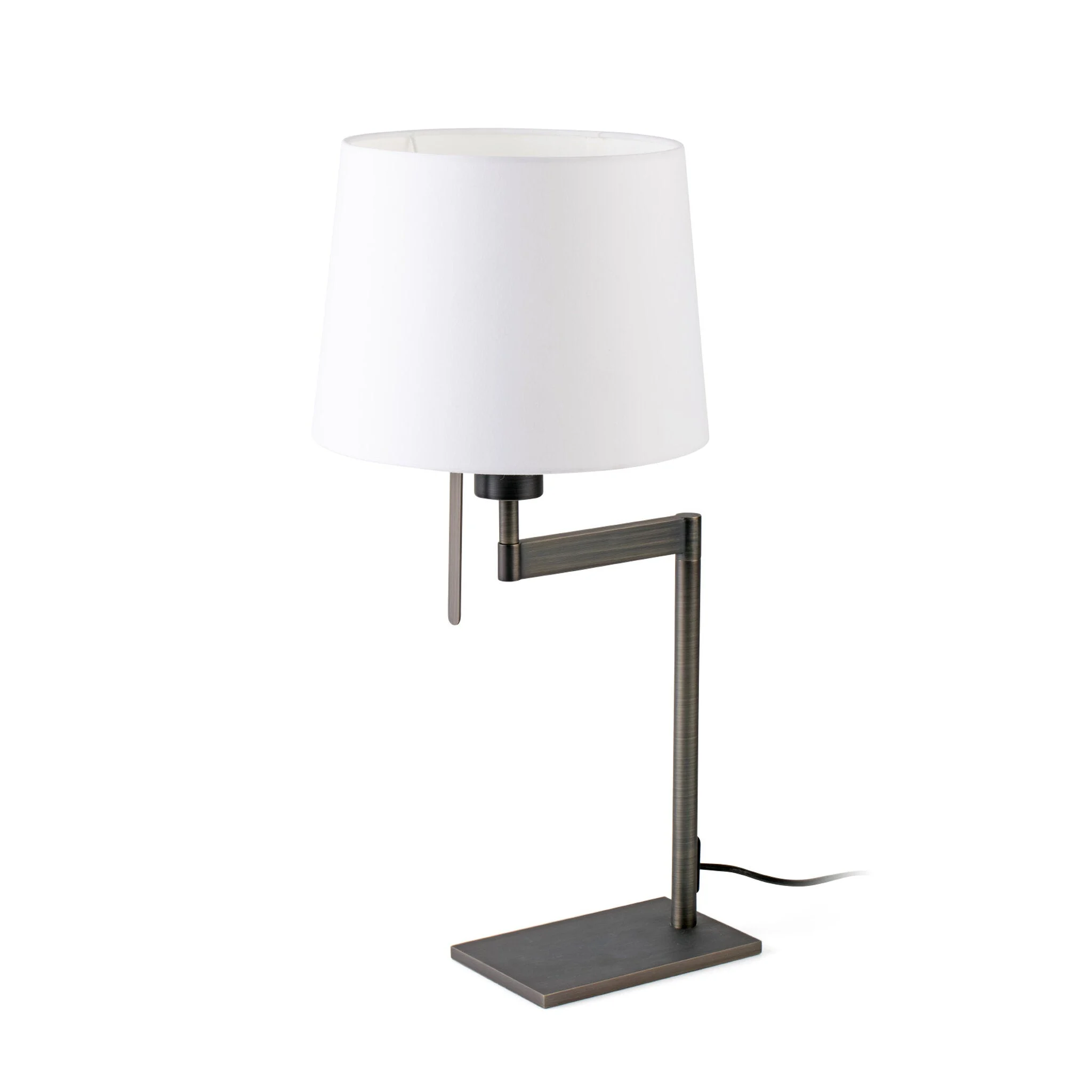 Lámpara de mesa Faro Artis E27 LED blanco 68488