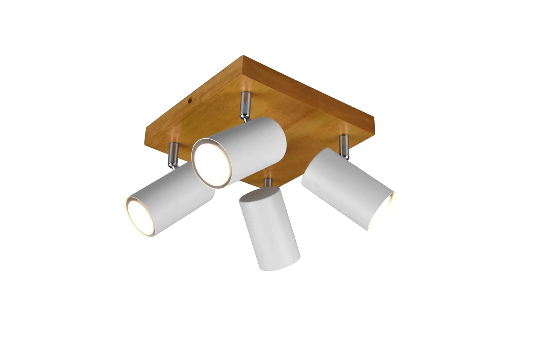 Foco Trio Marley 4 luces blanco mate 812400431