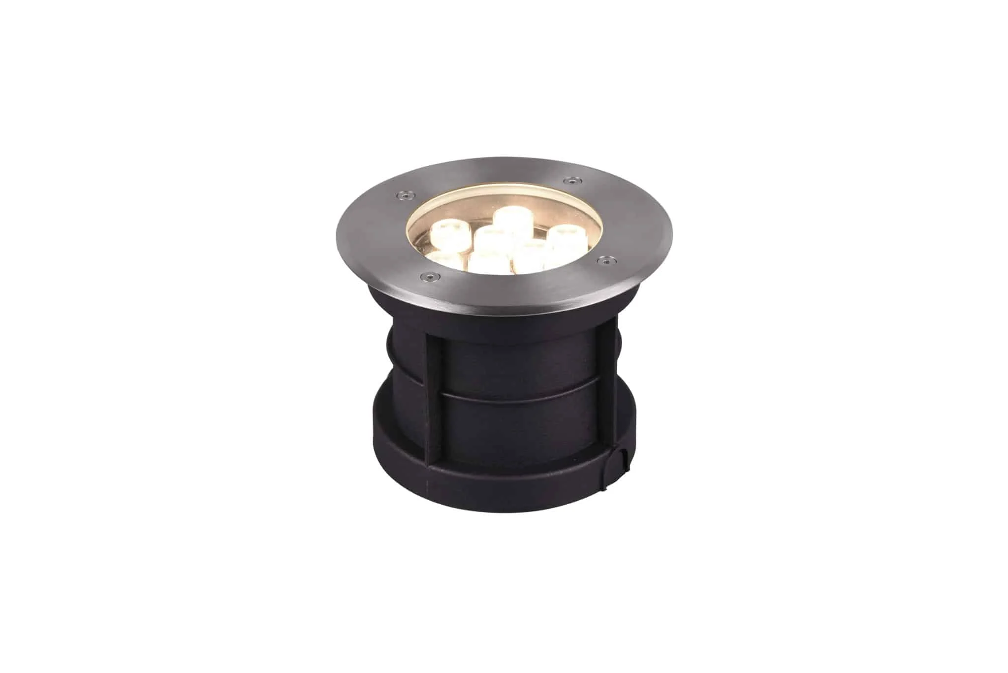 Downlight empotrable de exterior Trio Belaja LED níquel mate 3000K IP65 821660207
