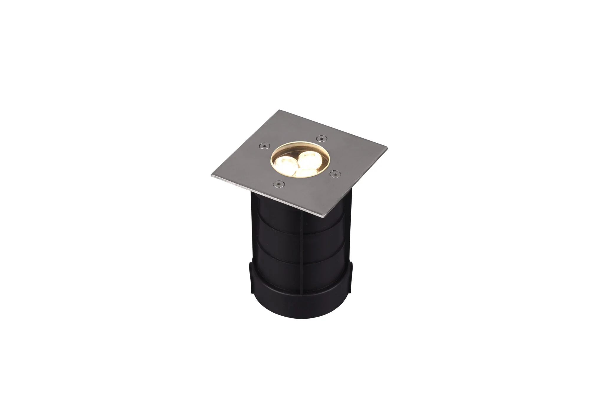 Downlight empotrable de exterior Trio Belaja LED níquel mate 3000K IP65 821669107