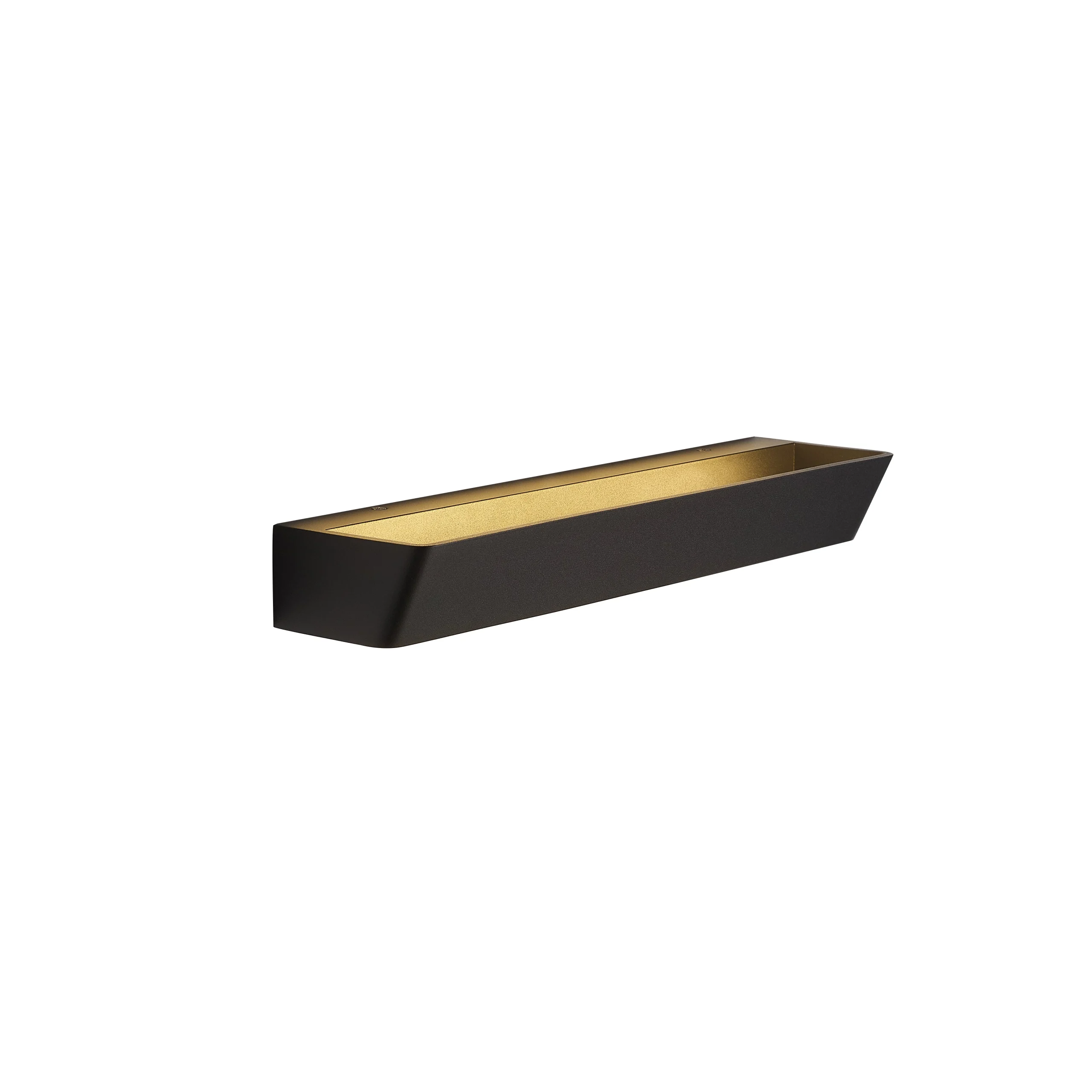 Aplique de pared Mantra Altea LED aluminio negro 3000K 37cm 30W 8369