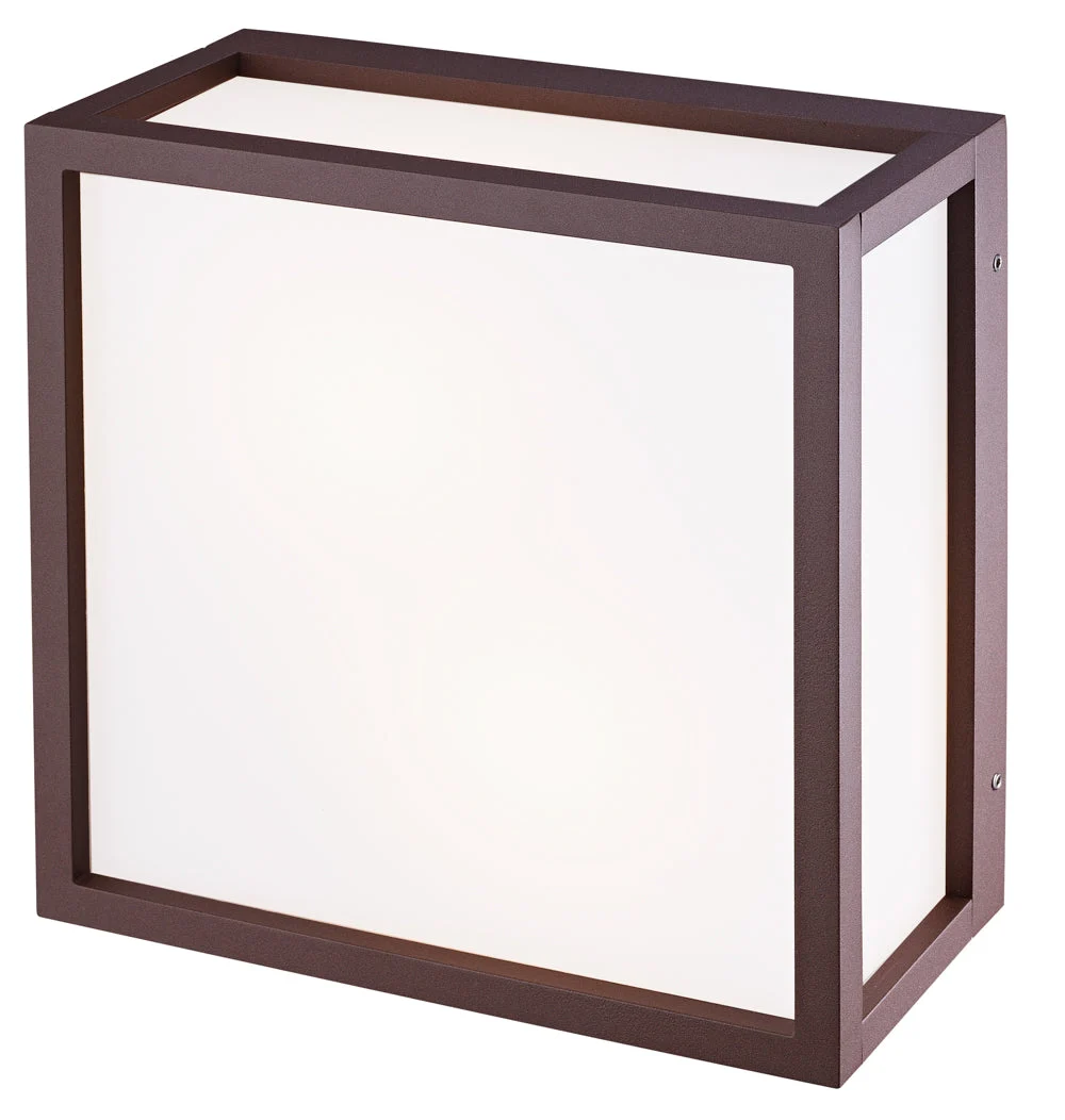 Mantra Utah Plafón exterior E27 2 Luces IP65 corten 8380