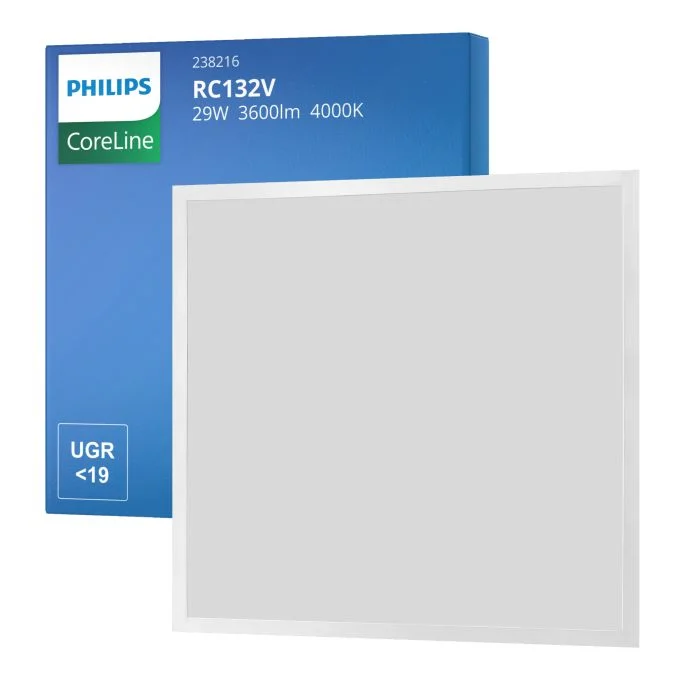 Philips Panel LED CoreLine RC132V 29W 3600lm - 840 Blanco Frio | 60x60cm - UGR <19 - Dali Regulable