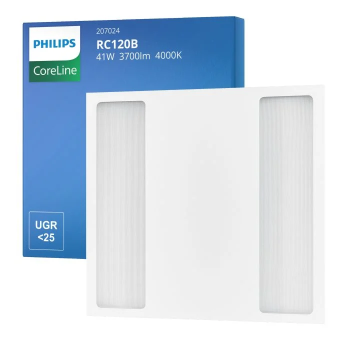 Philips Panel LED CoreLine RC120B 41W 3700lm - 840 Blanco Frio | 60x60cm - UGR <25