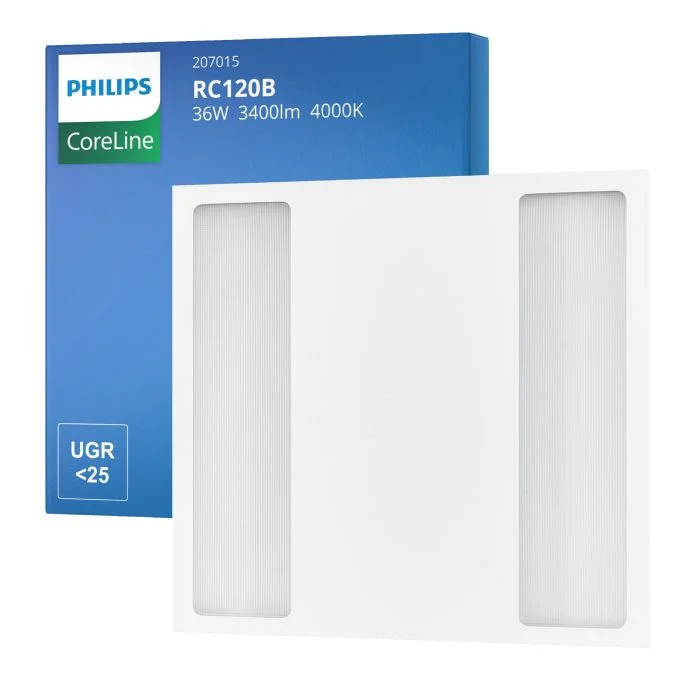 Philips Panel LED Coreline RC120B 36W 3400lm - 840 Blanco Frio | 60x60cm - UGR <25 - Dali Regulable