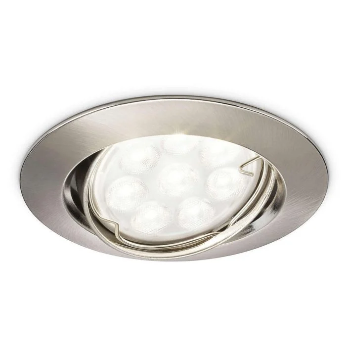 Philips Foco LED Zadora RS049B Aluminium 4.2W 365lm 40D - 827 Luz muy Cálida | Recorte 75mm - incl. GU10 LED Foco