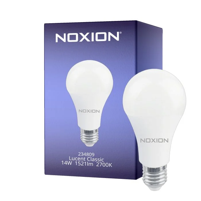 Noxion Lucent Classic LED E27 Pera Mate 14W 1521lm - 827 Luz muy Cálida | Reemplazo 100W