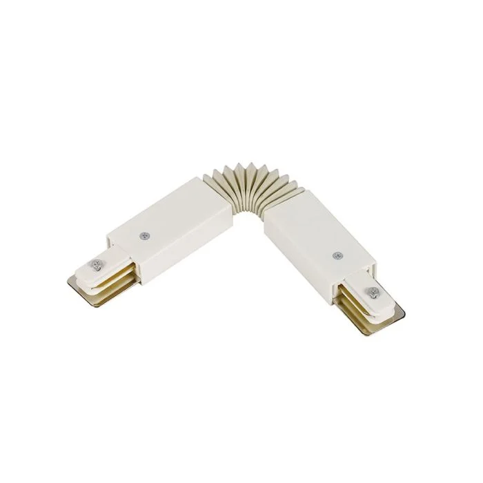 Bright Choice 1-Fase Rail Flexible Conector Blanco