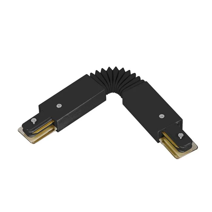 Bright Choice 1-Fase Rail Flexible Conector Negro