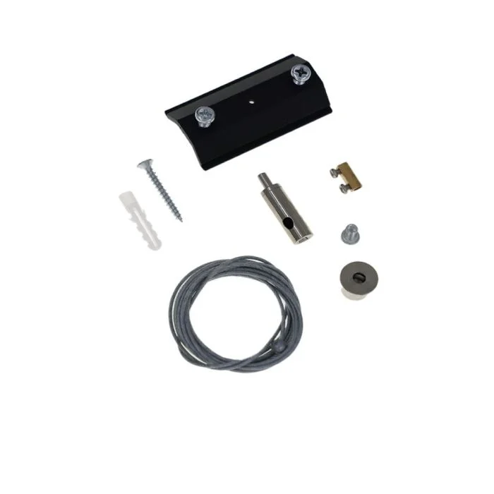 Bright Choice 1-Fase Rail Kit De Suspensión 2m Negro