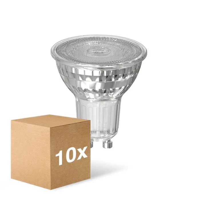 Multipack 10x Ledvance Performance Foco LED Reflector GU10 PAR16 6.9W 575lm 36D - 830 Luz Cálida | Reemplazo 80W