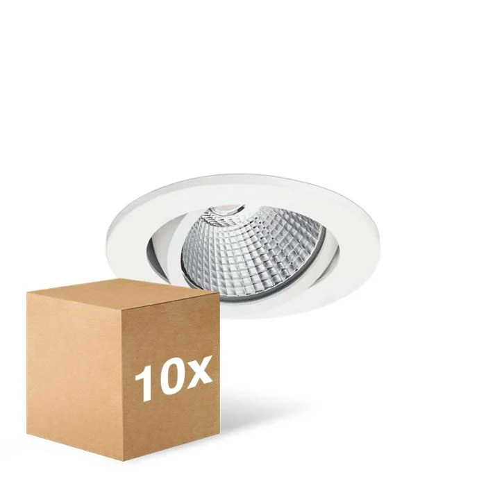 Multipack 10x Philips Foco LED Clara Accent G2 RS061B 6W 550lm 36D - 840 Blanco Frio | 80mm - Regulable