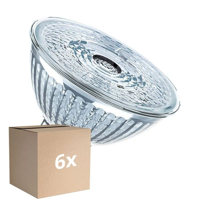 Multipack 6x Osram Superstar LED GU5.3 Foco Clara 5W 345lm - 927 Luz Muy Cálida | Regulable - Mejor Reproducción De Color - Reemplazo 35W