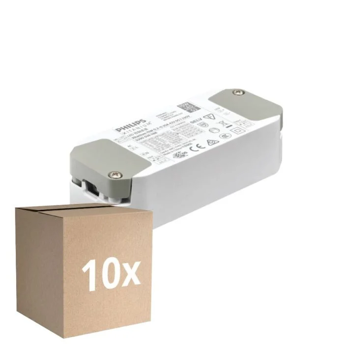 Multipack 10x Philips Xitanium G3 LED Driver Max 15W | 0.2~0.35A (DIP) | 30~42V | incl. DC cable | Set at 350mA (for Noxion)