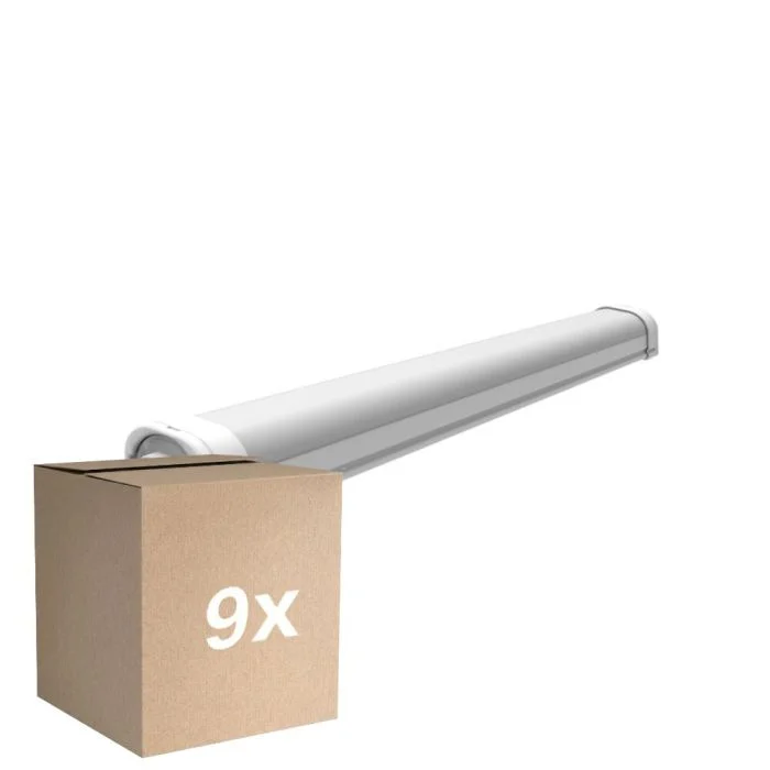 Multipack 9x Noxion Pantalla LED Estanca Ecowhite V3.0 20W 2600lm - 830-865 CCT | 60cm