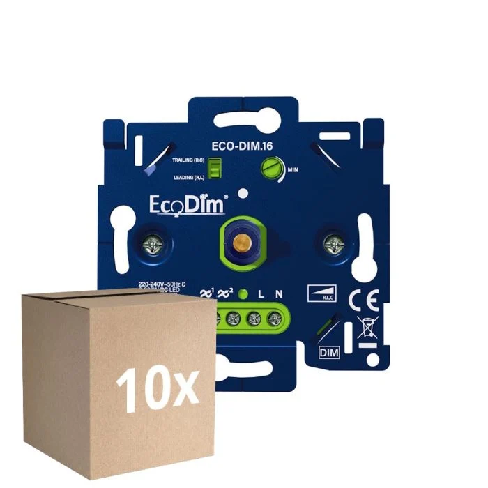 Multipack 10x EcoDim.16 Dimmer LED Universal 0-300W (RLC)
