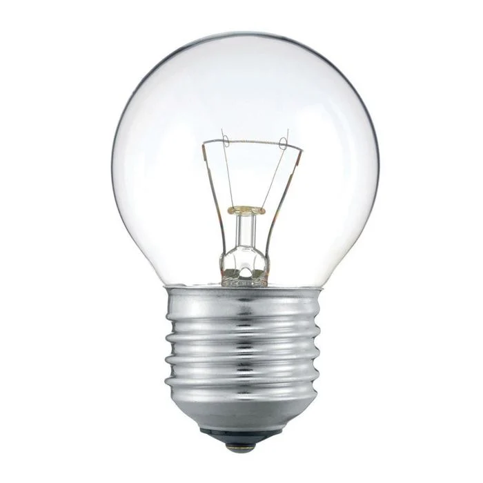 Standard Bombilla Bombilla Incandescentee Esférica Clara P45 E27 25W 230V