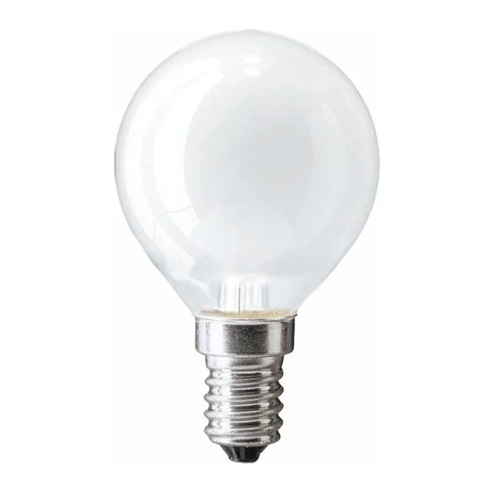 Standard Bombilla Bombilla Incandescentee Esférica Mate P45 E14 40W 230V