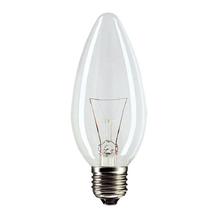 Estándar Incandescente Torcida Clara B35 E27 60W 230V