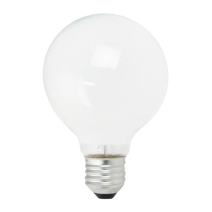 Estándar Incandescente Globe Opal E27 G80 25W 230V