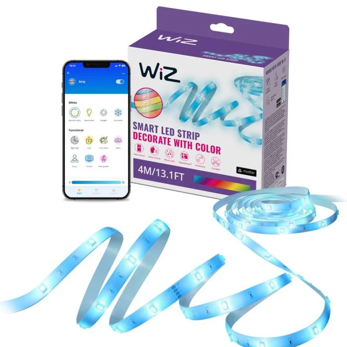 WiZ Smart Tiras LED 4 Metro 6W RGBIC | IP20