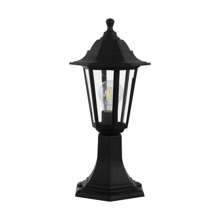 Eglo Lámpara de pedestal Duanera Negro | IP44 - Apta para 1x E27