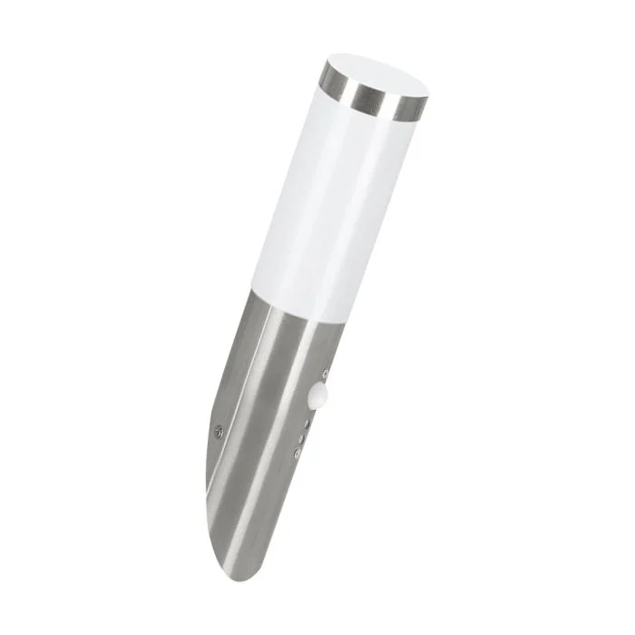 Eglo Luz De Pared Helsinki Acero Inoxidable | IP44 - Apta para 1x E27 - Sensor De Movimiento