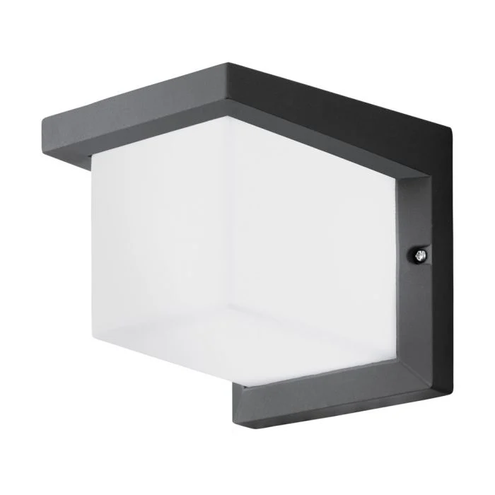Eglo Luz De Pared Desella 1 Aluminium Antracita 10W 1200lm - 830 Luz Cálida | IP55