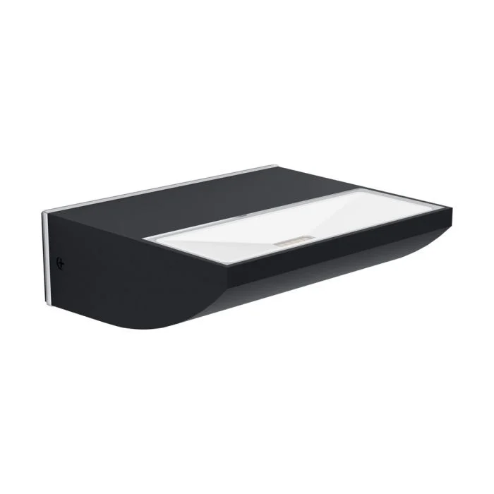 Eglo Luz De Pared Sorronaro Aluminium Negro 10W 1000lm - 830 Luz Cálida | IP65